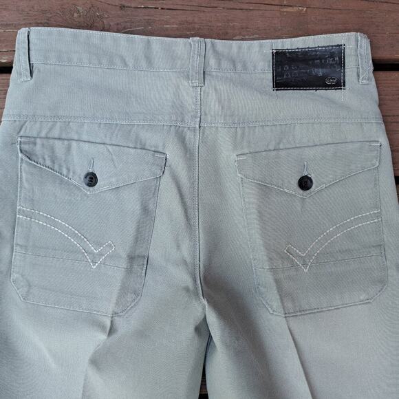 Lot of 2 Ecko Unltd 1972 Shorts Mens Size 32 Beige & Blue Denim Jean - Picture 12 of 16